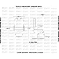 Erkek Berber Koltuğu BBK-018-01 - BBK018